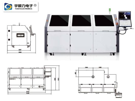 quality  Selective wave soldering with dual electromagnetic pump factory